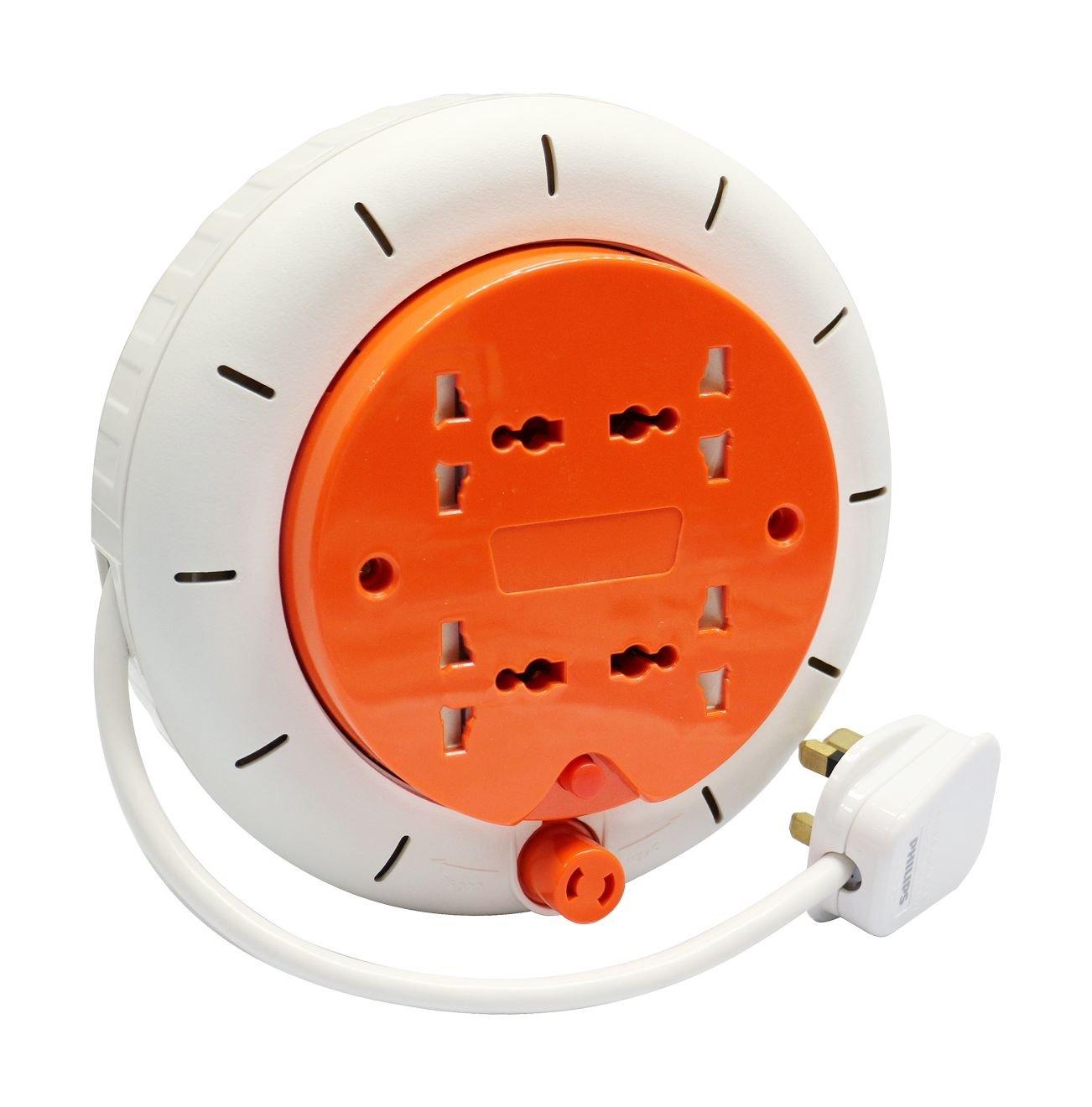Philips 4 Universal Outlets 5M Extension Cable Reel (PE010)