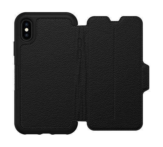 Otterbox Strada Folio Case for iPhone XS (77-59630) Shadow