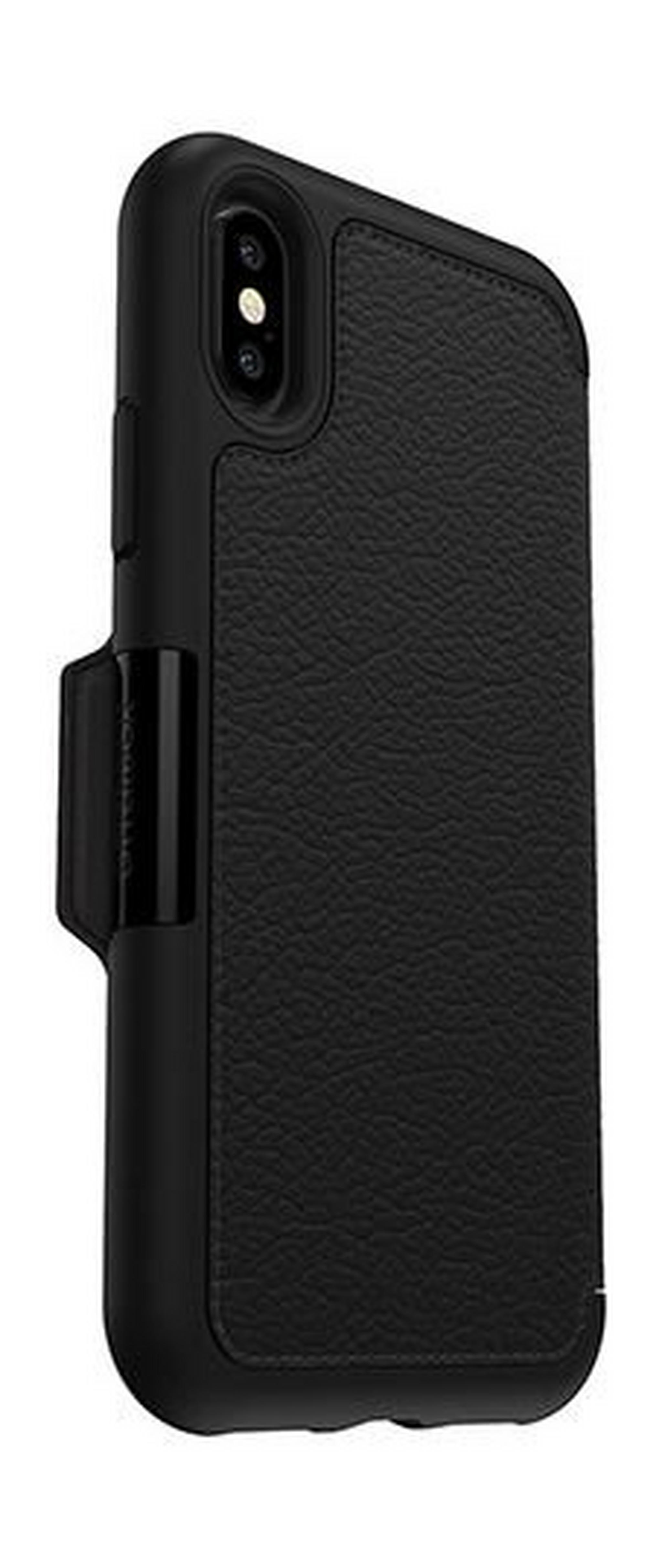 Otterbox Strada Folio Case for iPhone XS (77-59630) Shadow