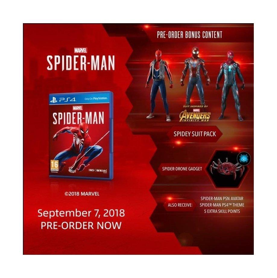 Pre-Order Marvel's Spider-Man - PS4 Game