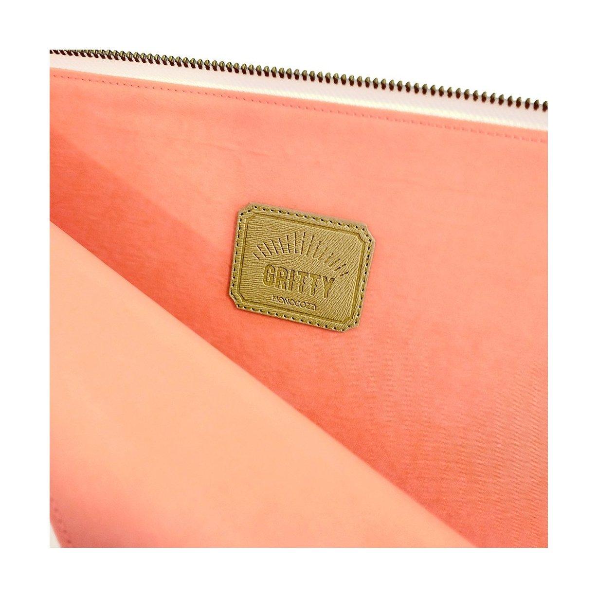Monocozzi Gritty Ultra-Slim Sleeve For MacBook Pro 13-inch W/ USB-C & Macbook Air 12-inch - Coral Pink