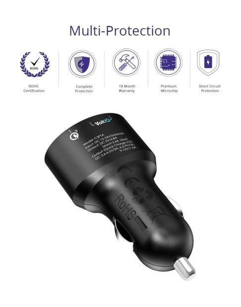 Tronsmart 3-Port USB Qualcomm Quick Charge 3.0 Car Charger - C3PTA