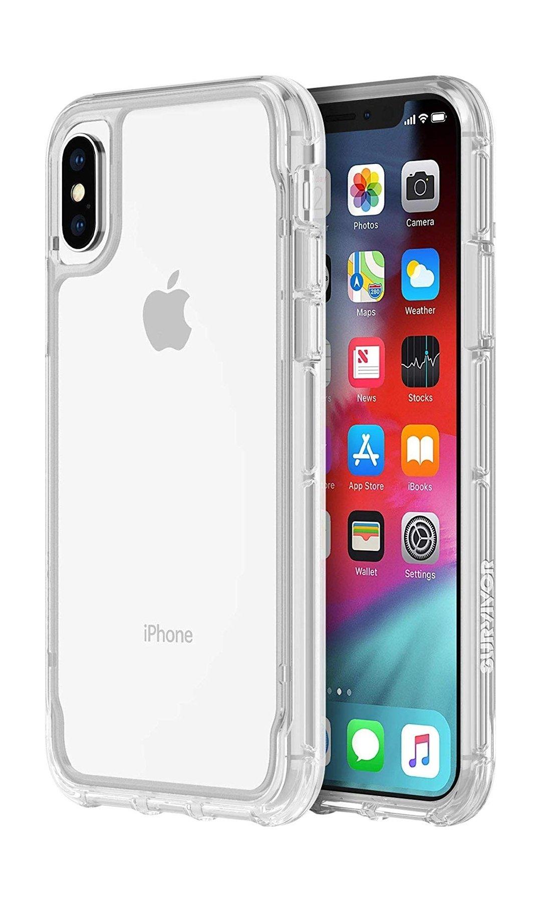 Griffin Survivor Case Apple iPhone XS Max Back Case - Iris Clear