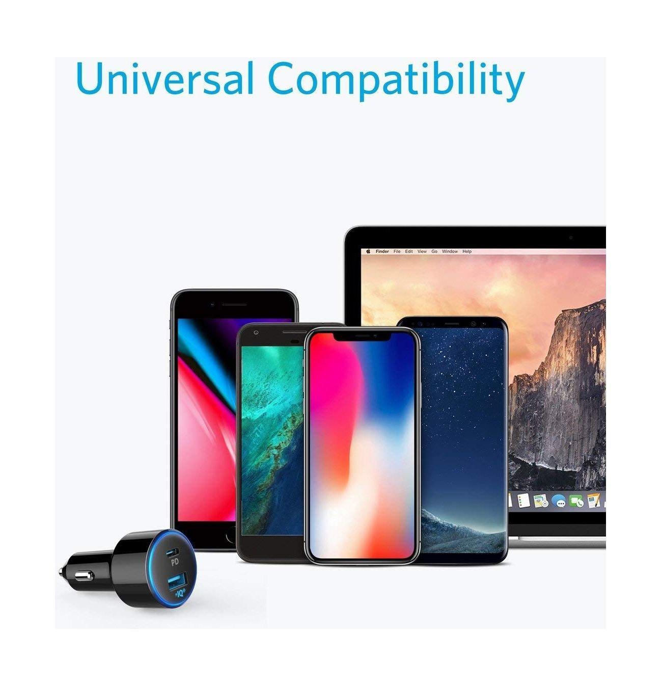 Anker PowerDrive II Car Charger (A2229H12) Black Price in Kuwait Xcite