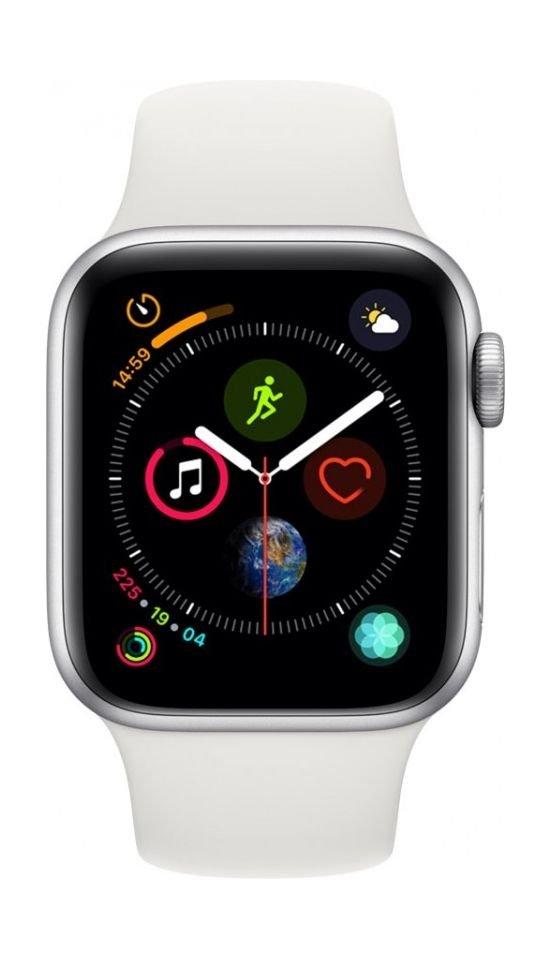 Pre Order: Apple Watch Series 4 40mm, Silver Aluminium Case, White Sport Band