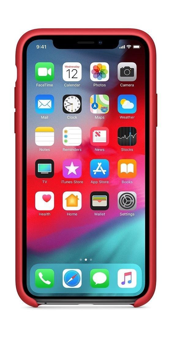 Apple iPhone XS Silicone Case - Red