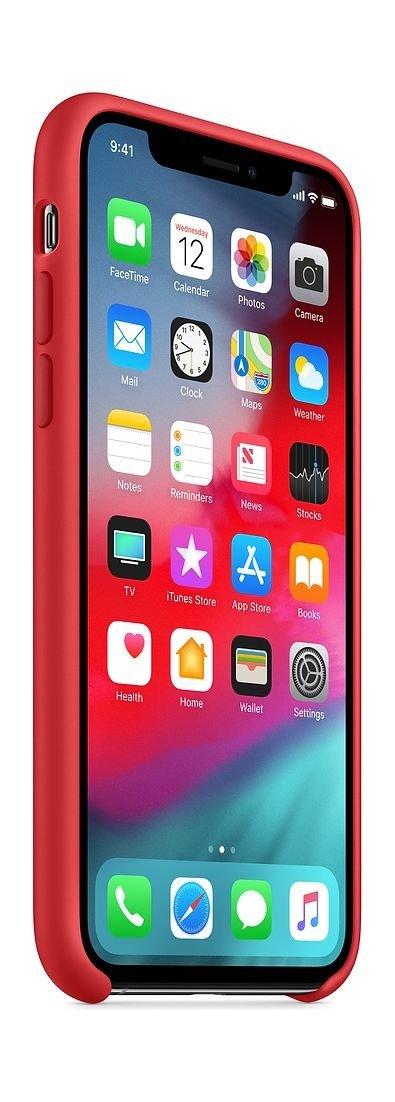 Apple iPhone XS Silicone Case - Red