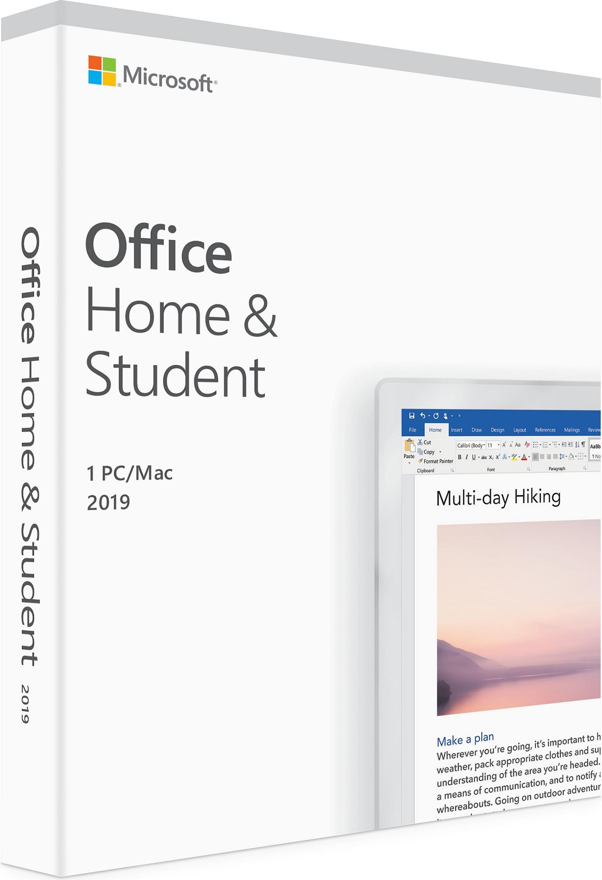 Microsoft Office: Home and Student 2019 1 User