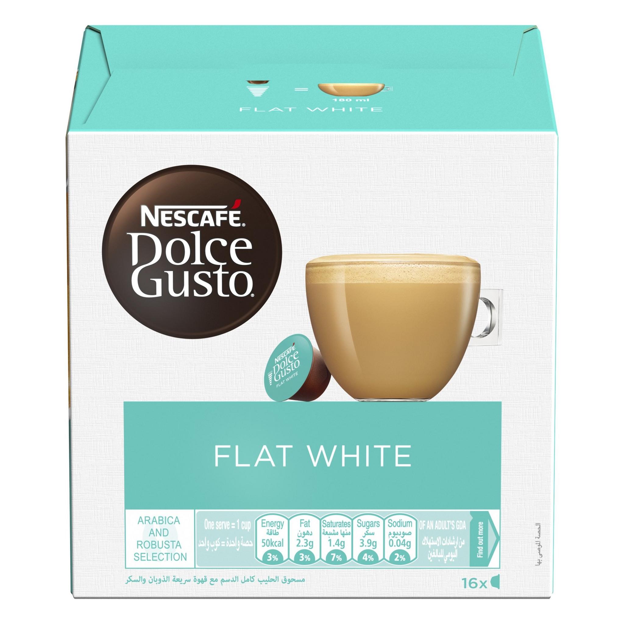 Dolce Gusto Nescafe Flat White - 16 Capsules