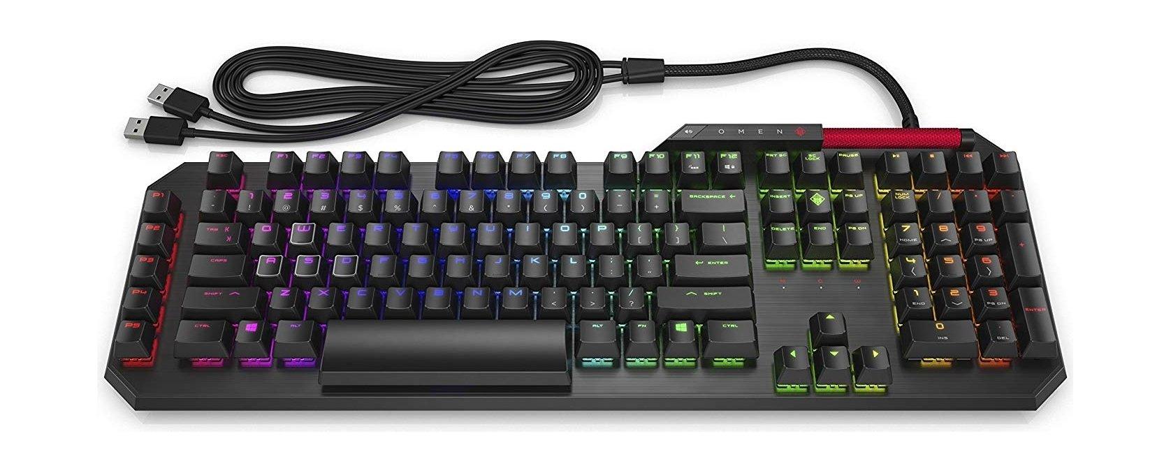 HP OMEN Sequencer Wired Mechanical Gaming Keyboard (Arabic) - Black