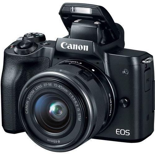 Canon EOS M50 Mirrorless Digital Camera With 15-45mm IS STM Lens + Sandisk 16GB SHDC SD Memory Card