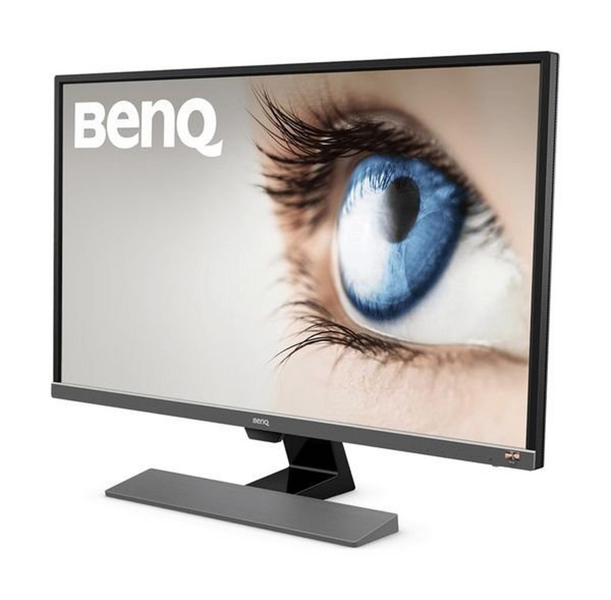 BenQ 4K UHD HDR Monitor 32 Inch, USB-C, 95% DCI-P3, EyeCare (EW3270U) - Metallic Grey