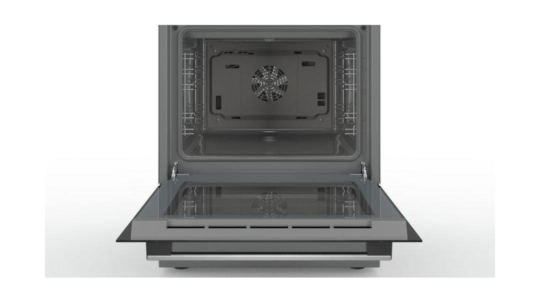 Bosch Serie 6 4 Burners Electric Cooker, 60x60cm, HKS59A20M - Stainless Steel