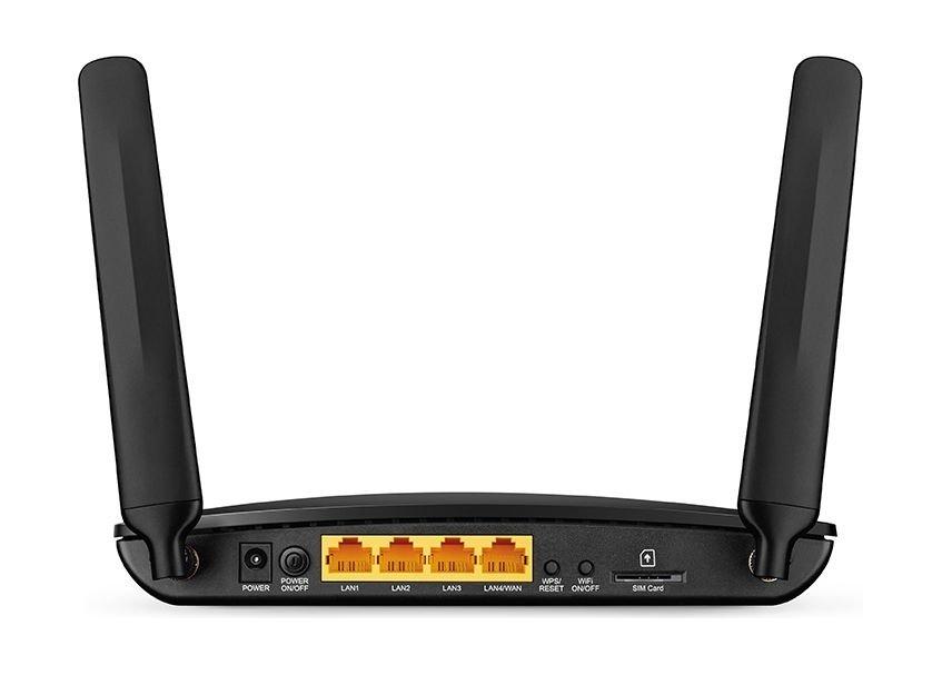 TP-Link 4G LTE Router, Wireless, Dual Band, Archer MR400 - Black