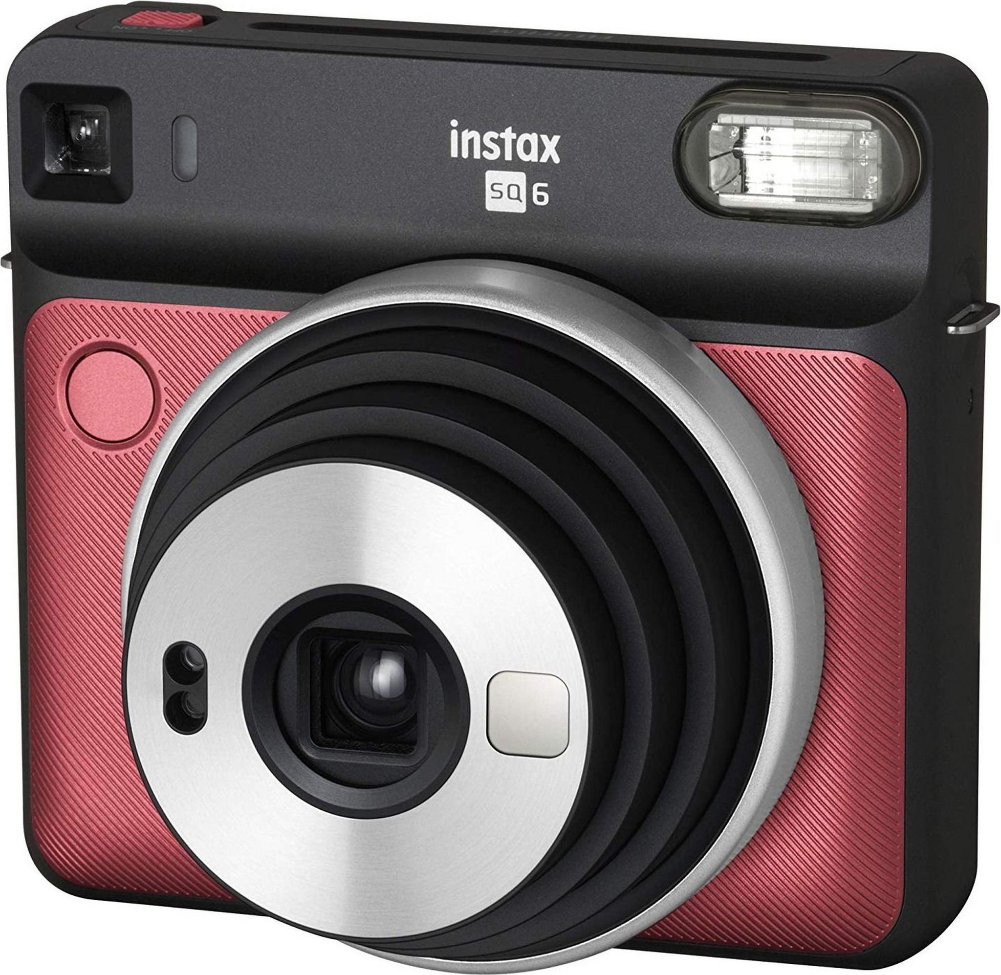 Fujifilm Instax Square SQ6 Instant Film Camera - Ruby Red