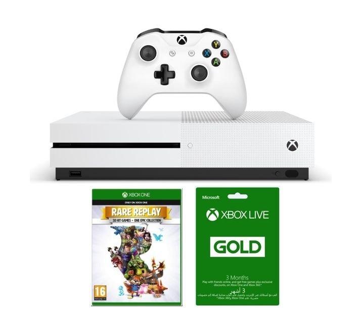 Xbox One S 1TB Console + Rare Replay + 3 Months Card Price in Kuwait