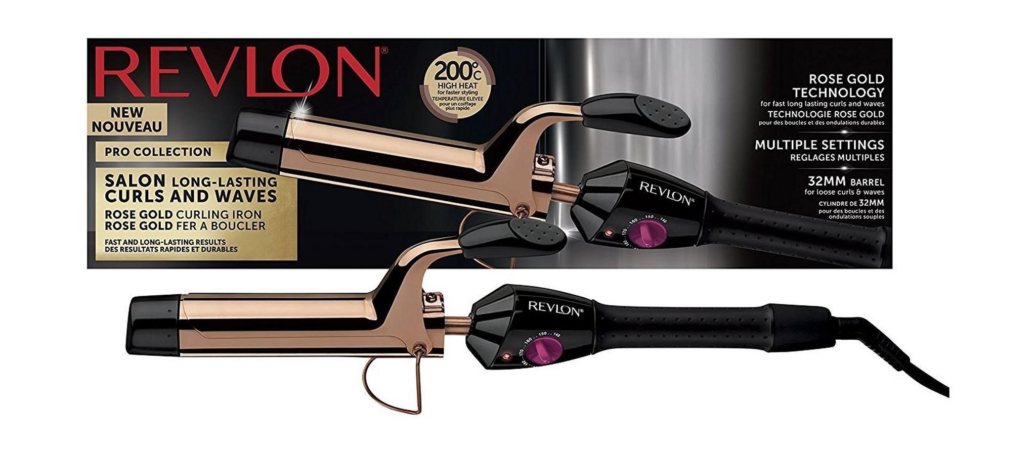 Revlon Pro Salon Curler Waver, 32mm, 20 Heat Settings, RVIR1159 - Copper