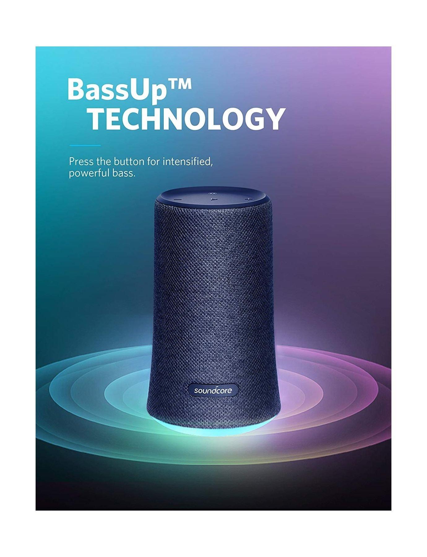 Anker SoundCore Flare Bluetooth Portable Speaker (A3161H31) - Blue