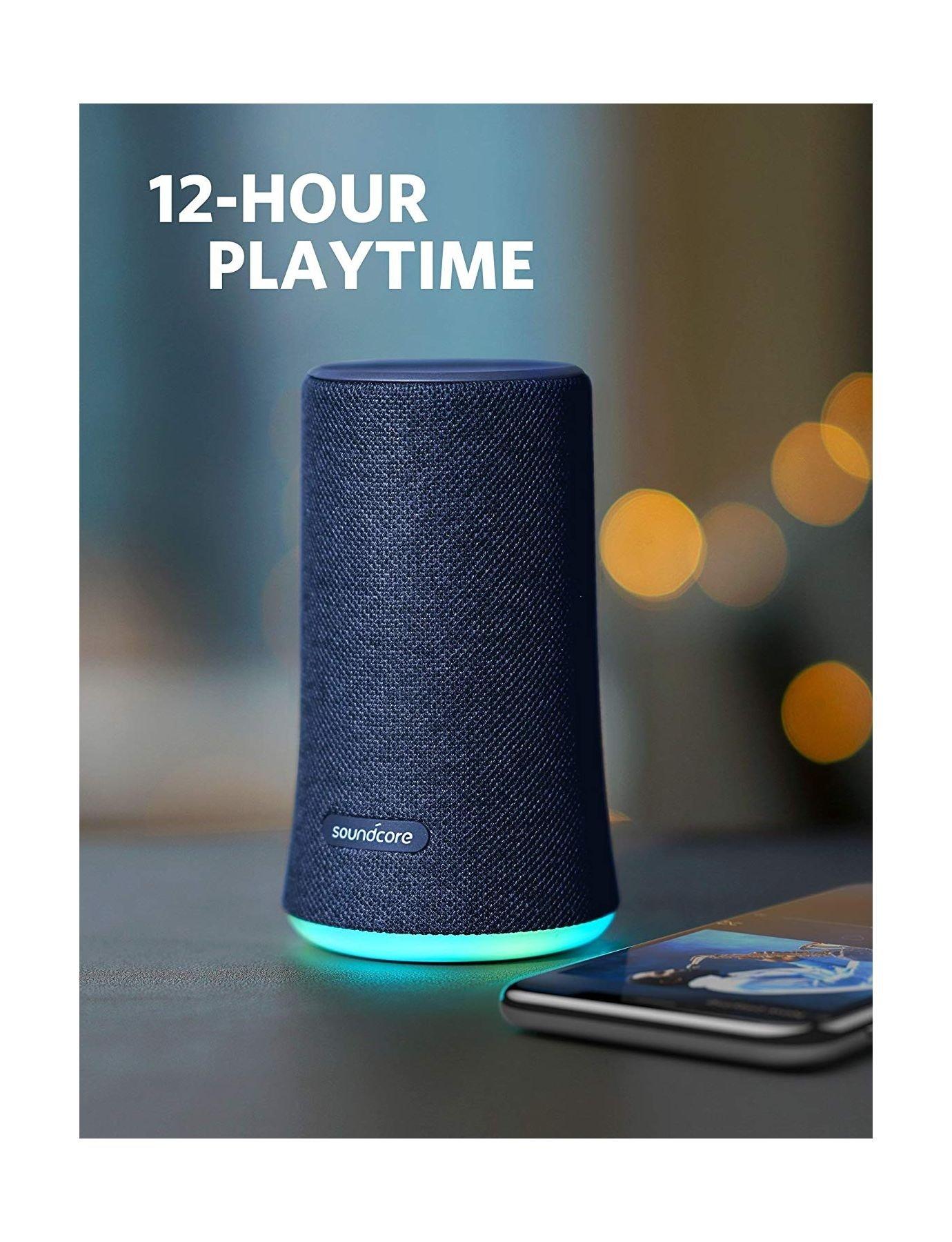 Anker SoundCore Flare Bluetooth Portable Speaker (A3161H31) Blue