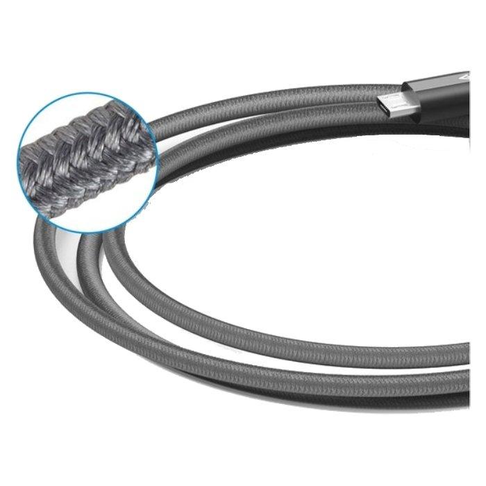 Anker PowerLine Micro USB Nylon Braided Cable 0.9M (A8132H12) - Black