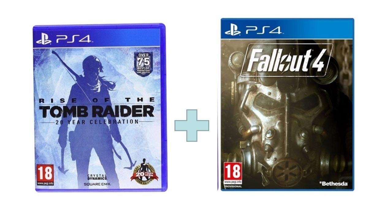Rise of the Tomb Raider + Fallout 4: PlayStation 4 Game