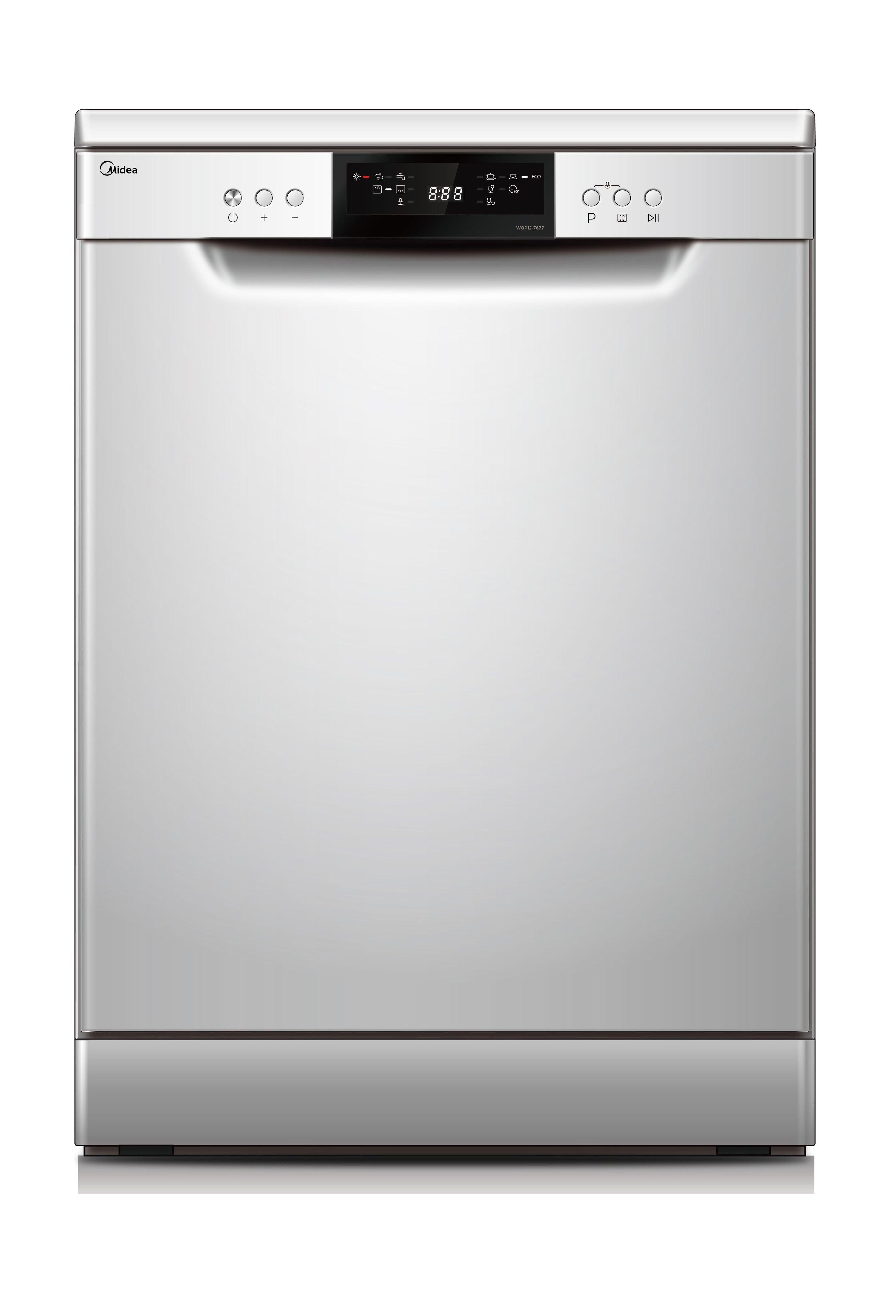 Midea 7 Programs 14 Settings Freestanding Dishwasher (WQP147617QW