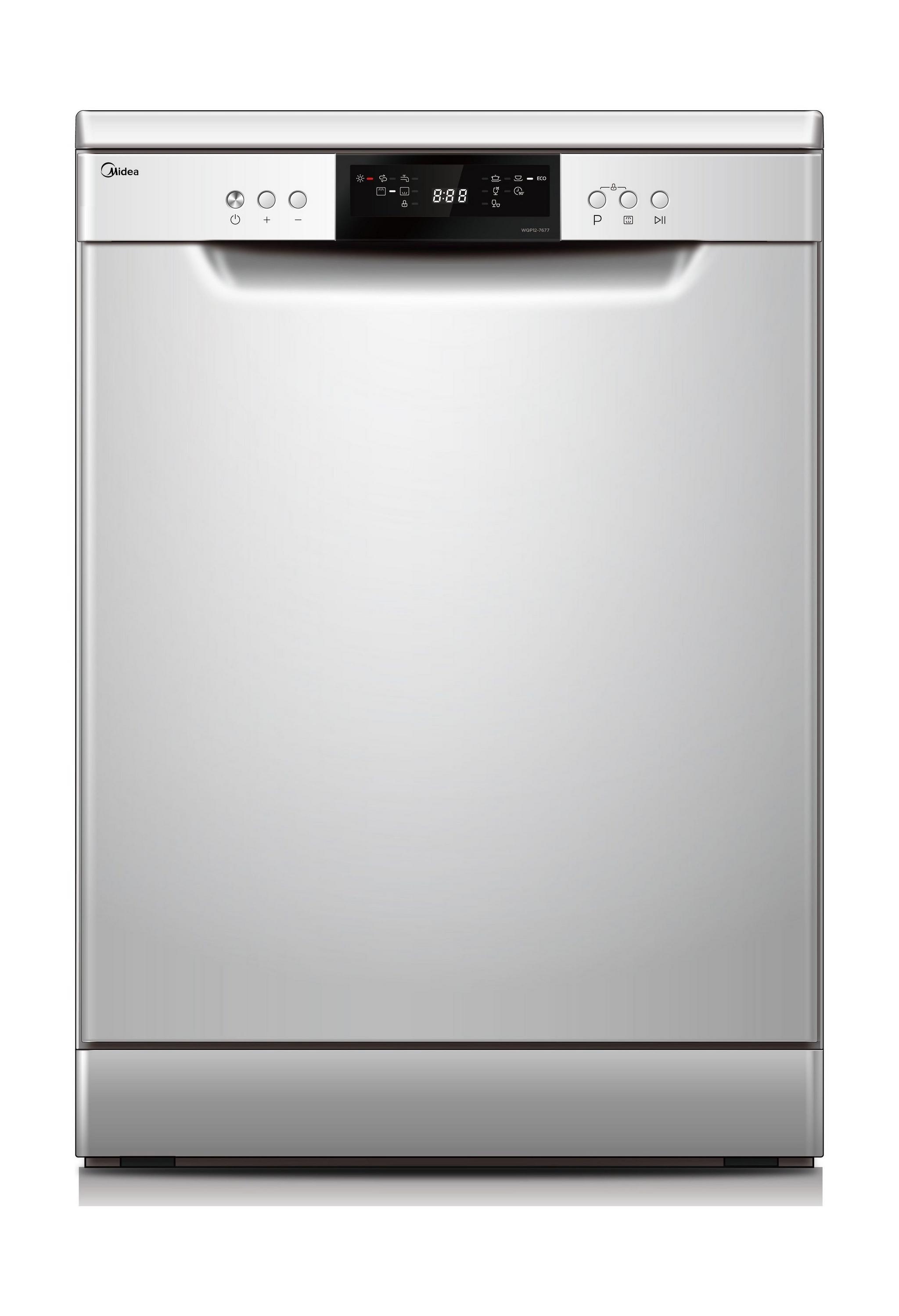 Midea 7 Programs 14 Settings Freestanding Dishwasher (WQP147617QW) - White