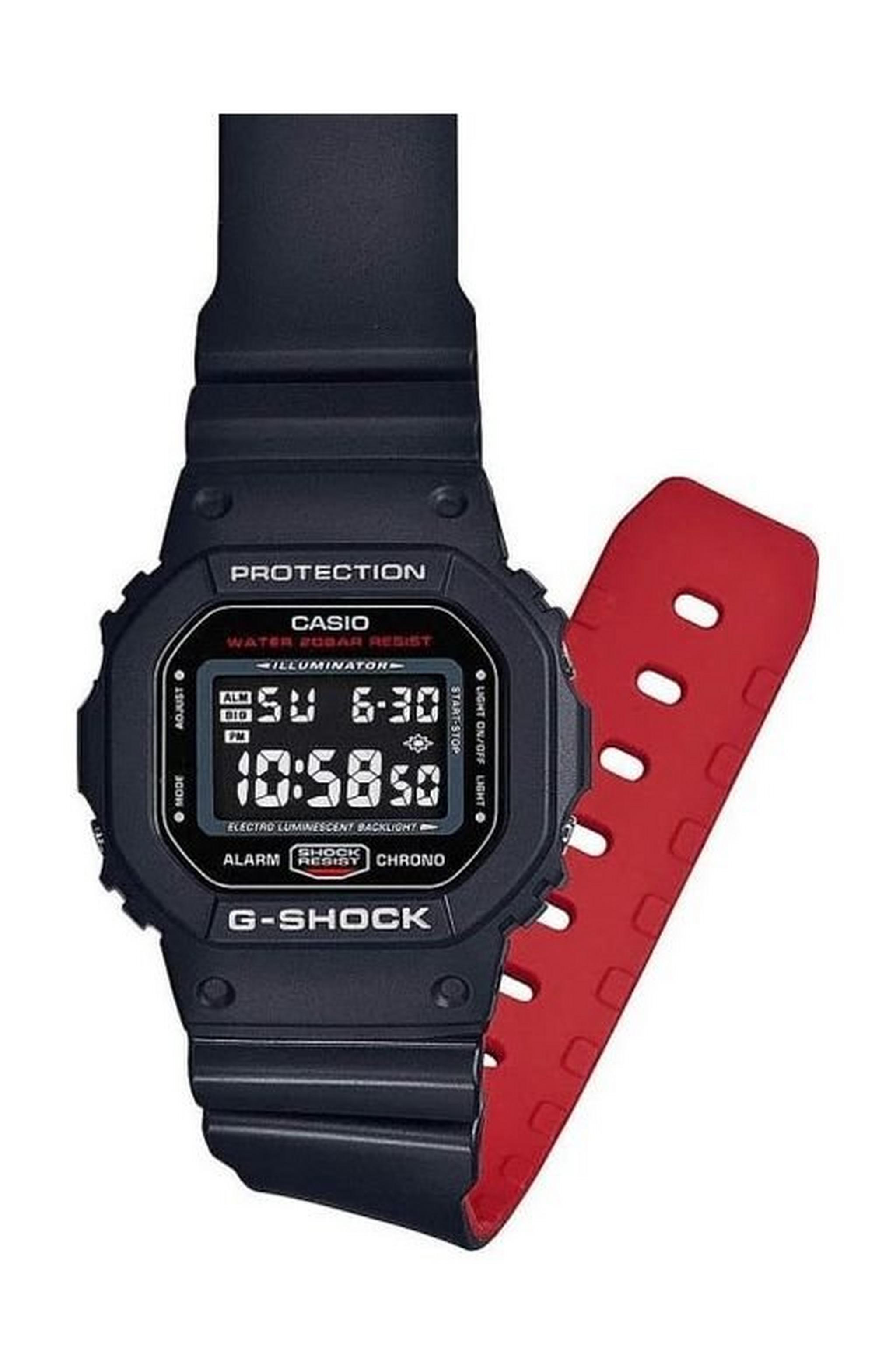 Casio G-Shock Resin Band Quartz Men's Sport Watch (DW-5600HR-1DR)
