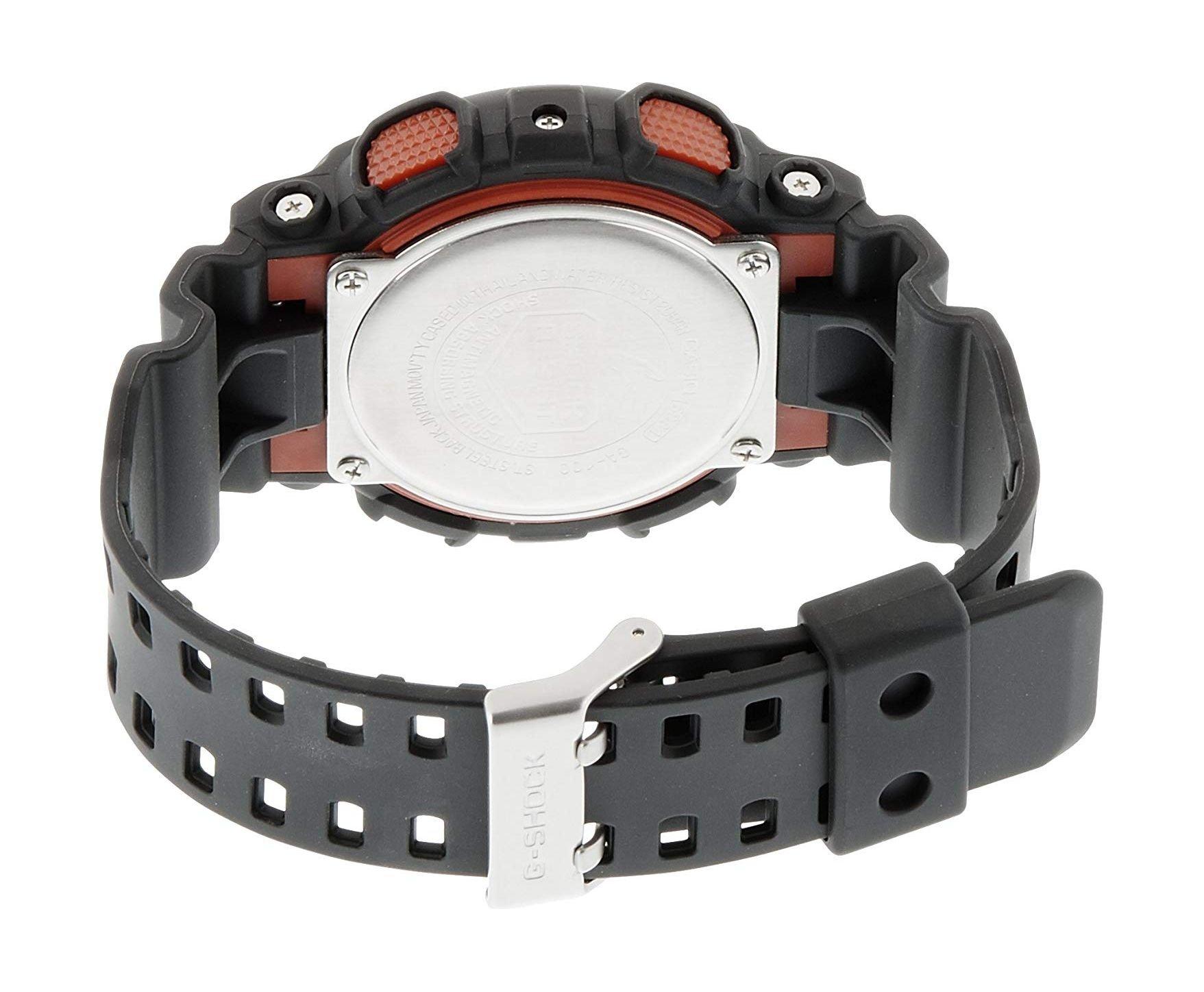 Casio G-Shock Resin Band Sport Watch For Men  (GA-100-1A4DR)