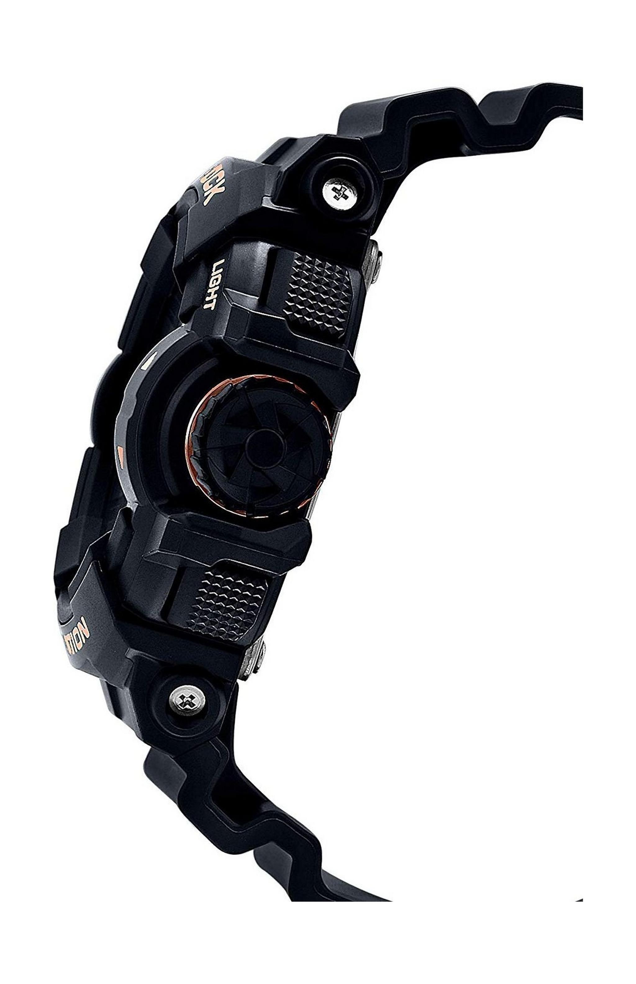 ساعة كاسيو جي-شوك الرياضية بسوار أسود للرجال (GA-400GB-1A4DR)