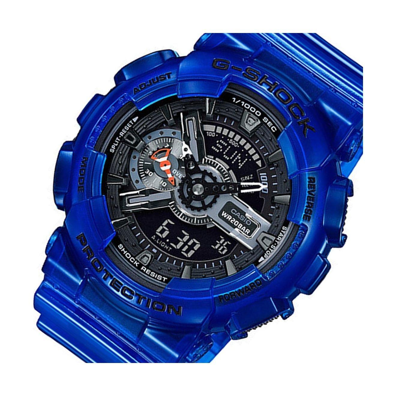 Casio G-Shock Blue Band Sport Watch (GA-110CR-2ADR)
