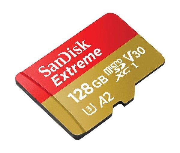 بطاقة ذاكرة سان ديسك أكستريم - يو اتش إس-آي - ميكرو إس دي إكس سي - سعة ١٢٨ جيجابايت