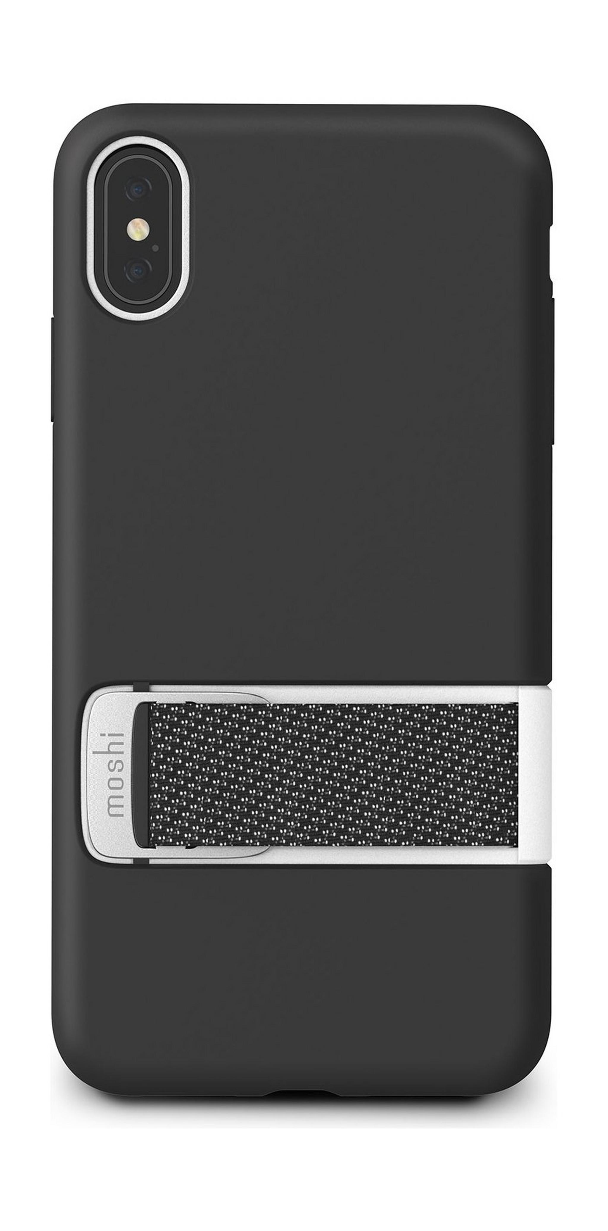 Moshi Capto iPhone XS Max Slim Case with MultiStrap - Black