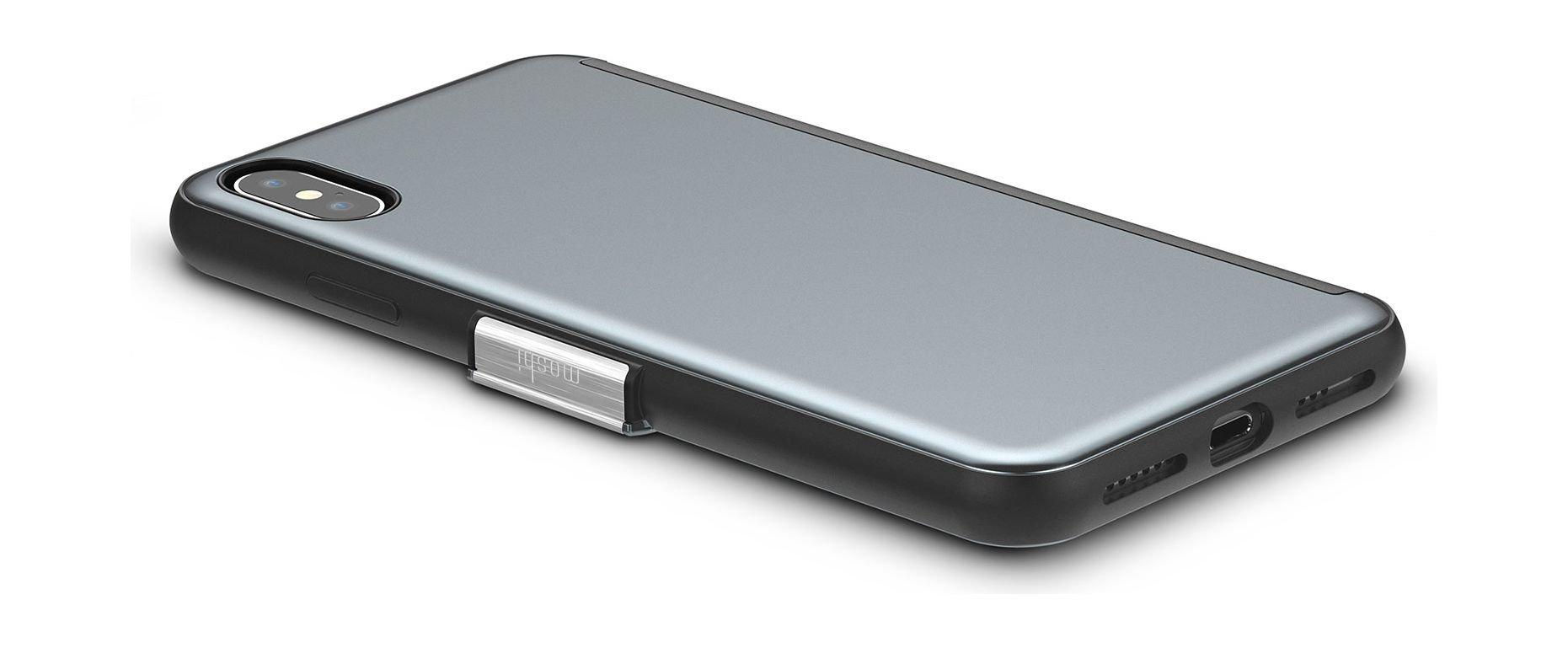Moshi StealthCover Portfolio Case for Apple iPhone XS MAX - Gunmetal Grey
