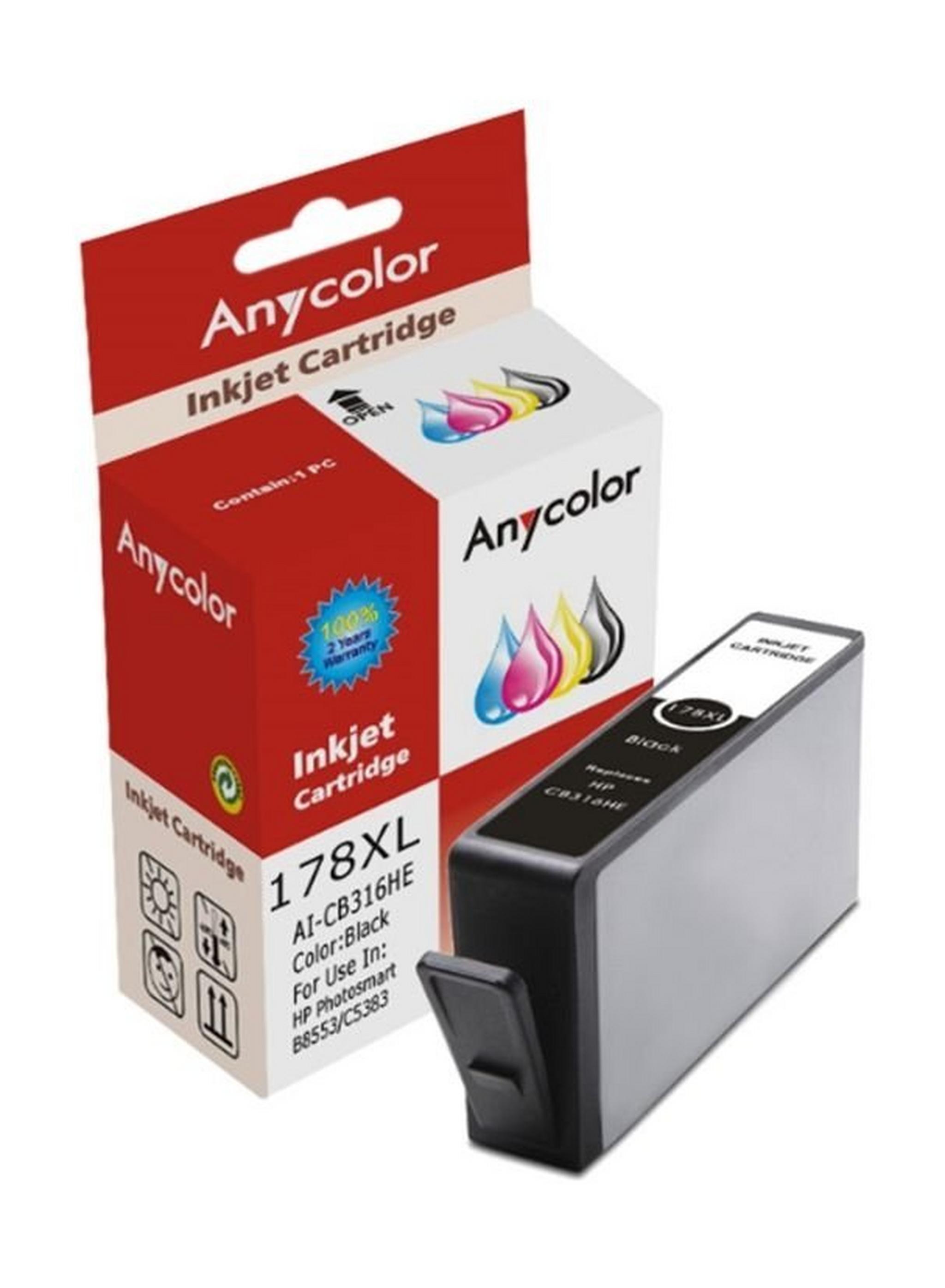 AnyColor 178XL High Yield Ink Cartridge - Black