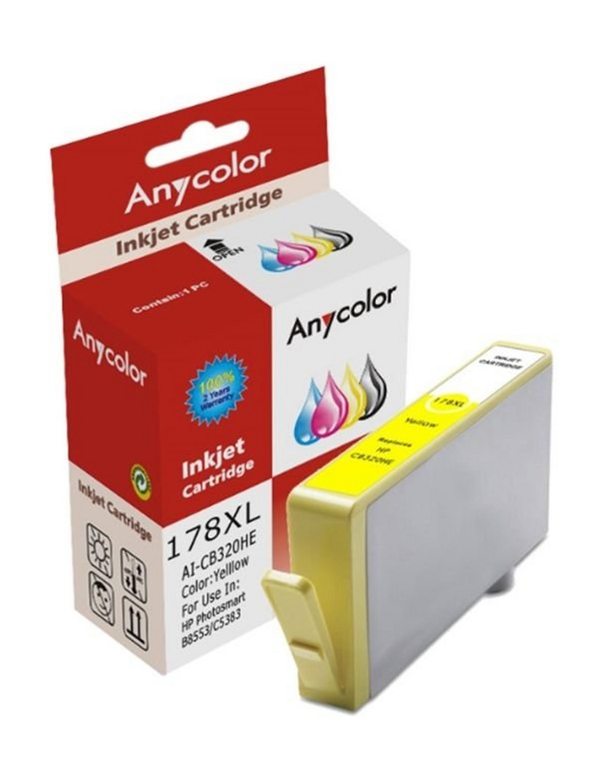 AnyColor 178XL High Yield Ink Cartridge - Yellow