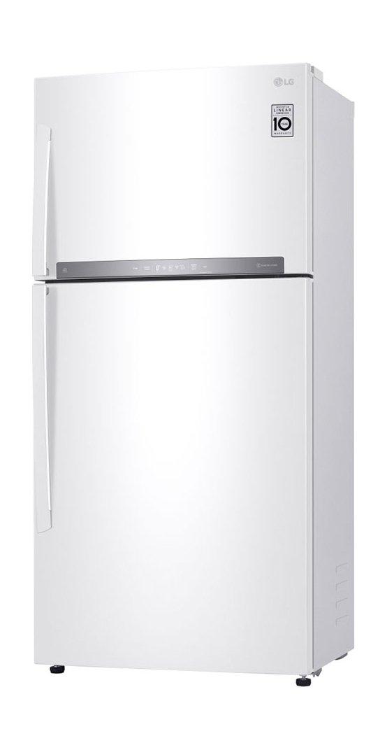 LG 20.9 CFT Top Freezer Refrigerator (LT22HBHWLN) White Xcite Kuwait