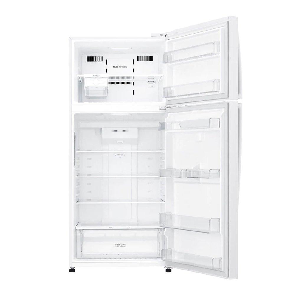 LG Top Freezer Refrigerator 20.9 Cu. Ft. White Xcite KSA