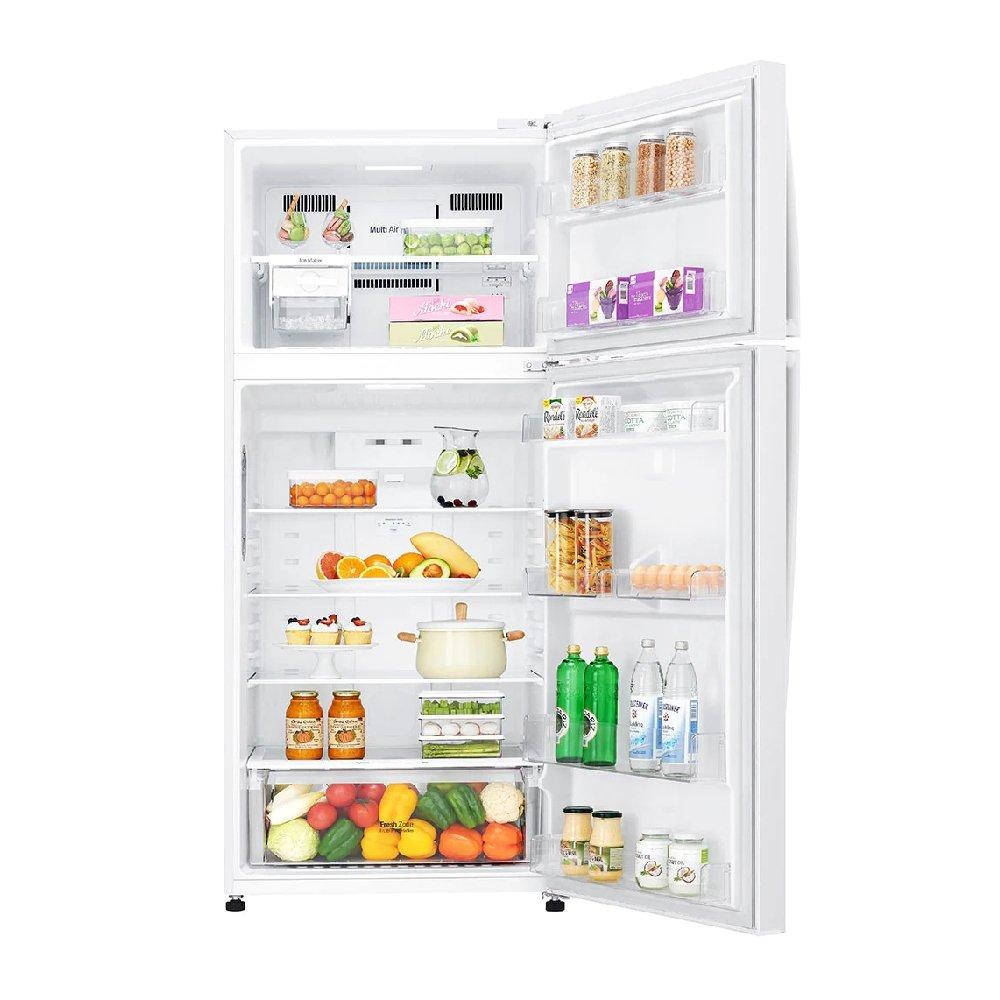 LG Top Freezer Refrigerator 16.9 Cu. Ft. White Xcite KSA