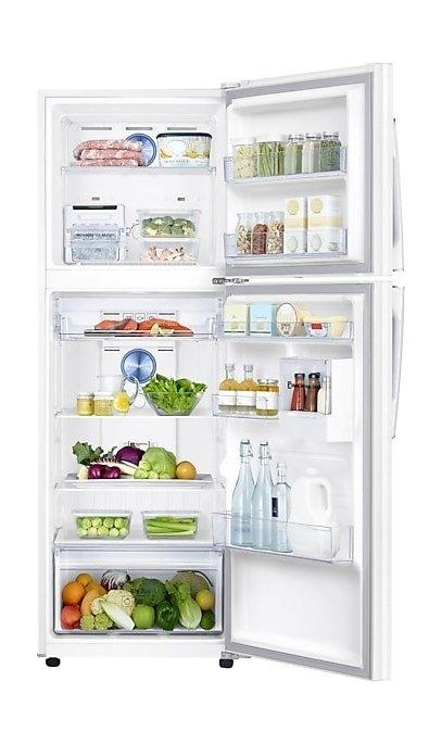سعر Samsung 11.3CFT Top Mount Refrigerator (RT32K5157WWC) White في الكويت اكسايت