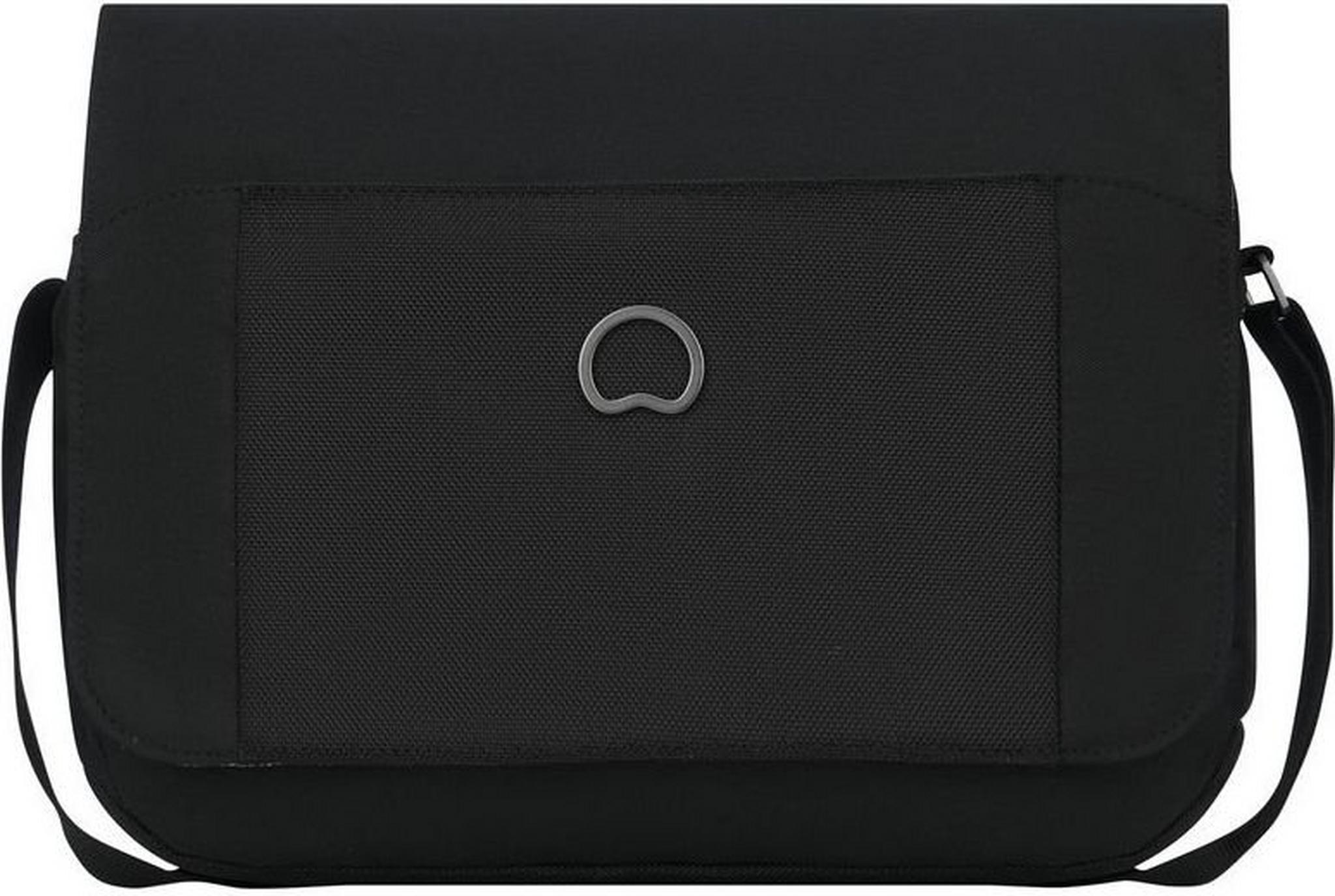 Delsey Picpus 12.9-inch Messenger Laptop Bag (335414500) - Black