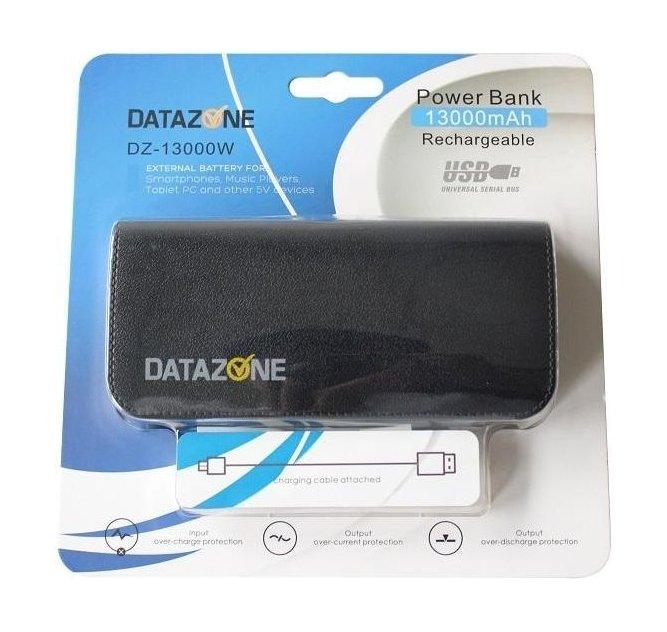 Datazone 13,000 mAh Type-C Powerbank (DZ-13000W) - Black