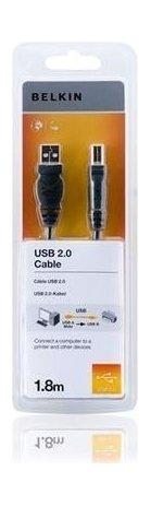 Belkin 1.8m USB 2.0 Printer Cable - F3U154CP