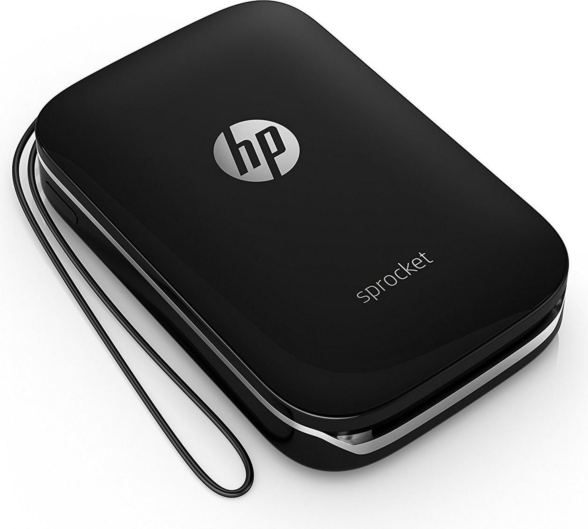 HP Sprocket Portable Photo Printer (Z3Z92A) - Black