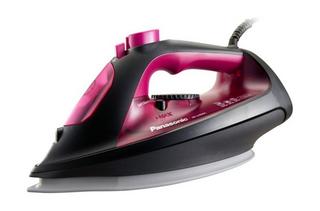 Buy Panasonic  steam iron, 300ml, 2300w, ni-u400cpth - pink/black in Kuwait