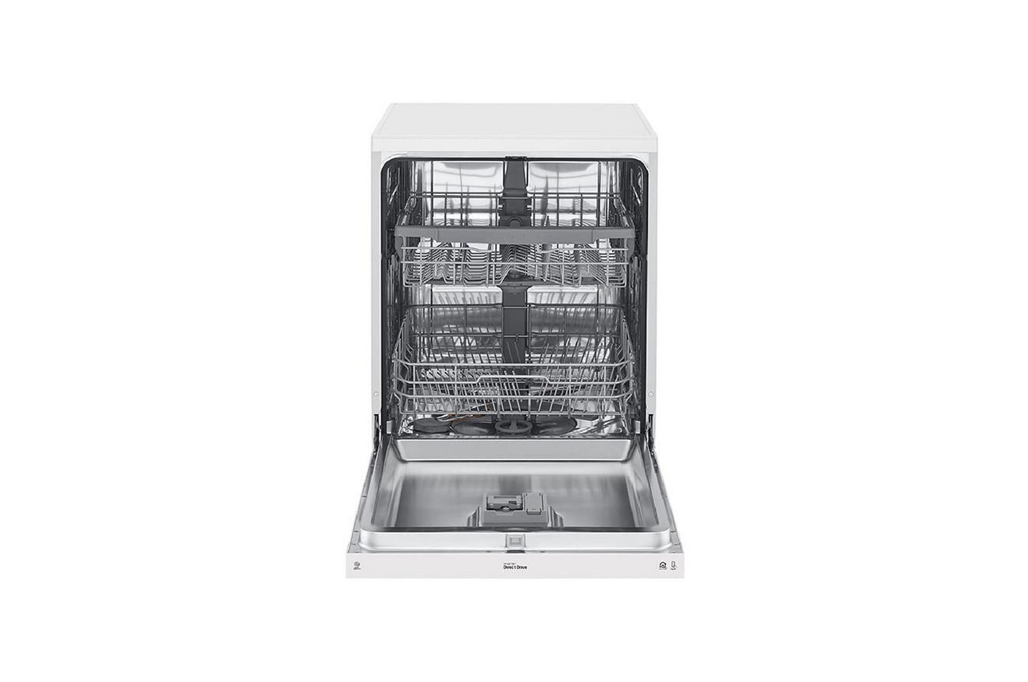 LG Smart Wi-fi Enabled 14 Place Settings Dishwasher (DFB425FW) - White