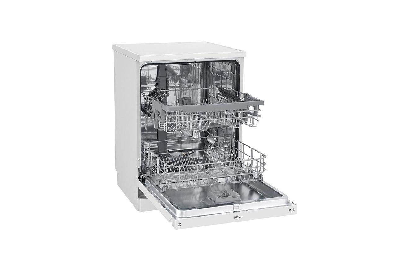 LG QuadWash Steam Dishwasher DFB425FW LG Xcite KSA