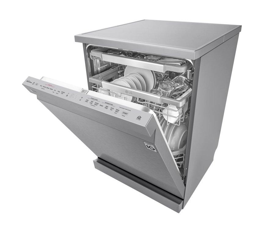 LG QuadWash 14 Place Settings Steam Dishwasher (DFB325HS) - Stainless Steel