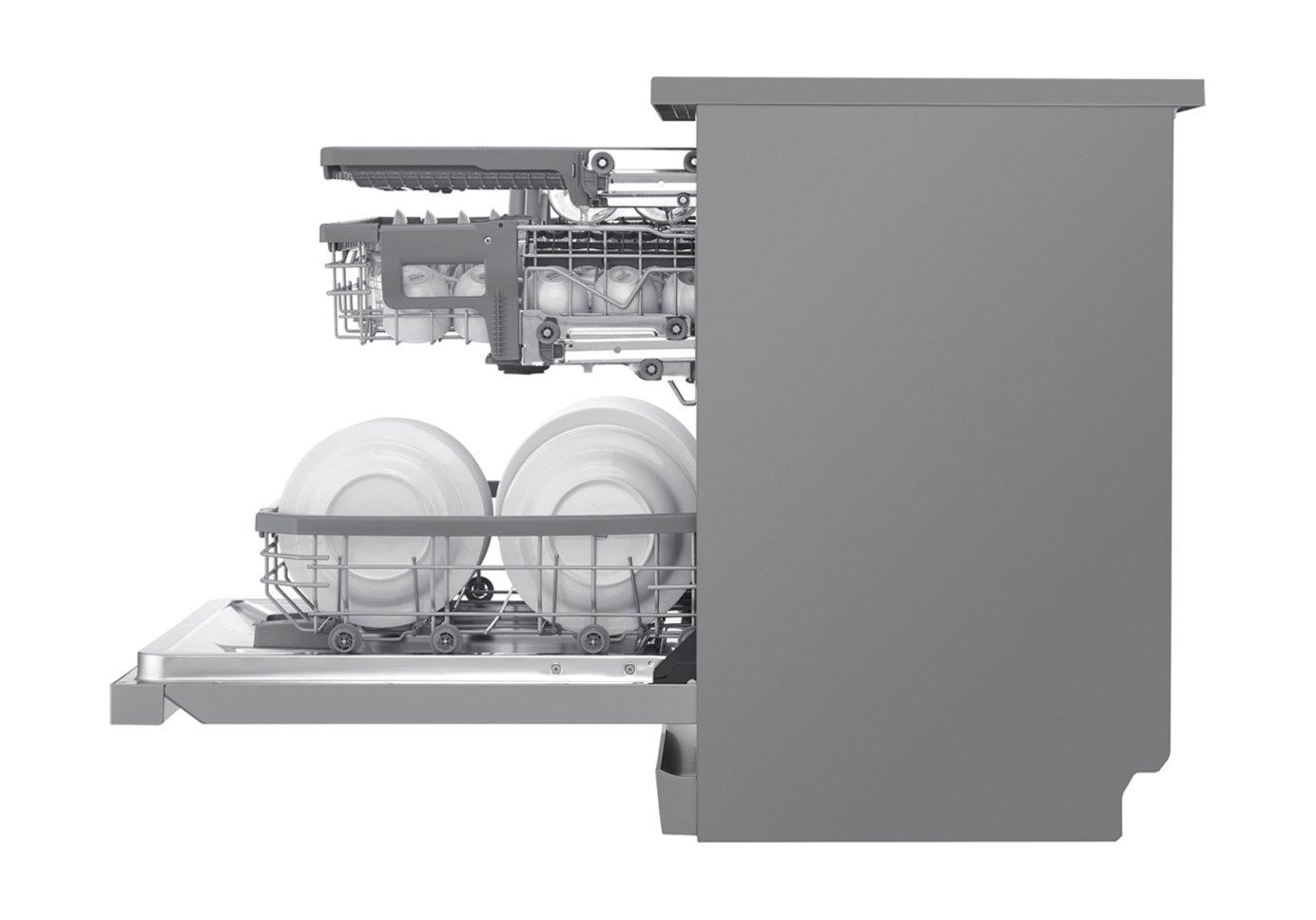 LG QuadWash 14 Place Settings Steam Dishwasher (DFB325HS) - Stainless Steel