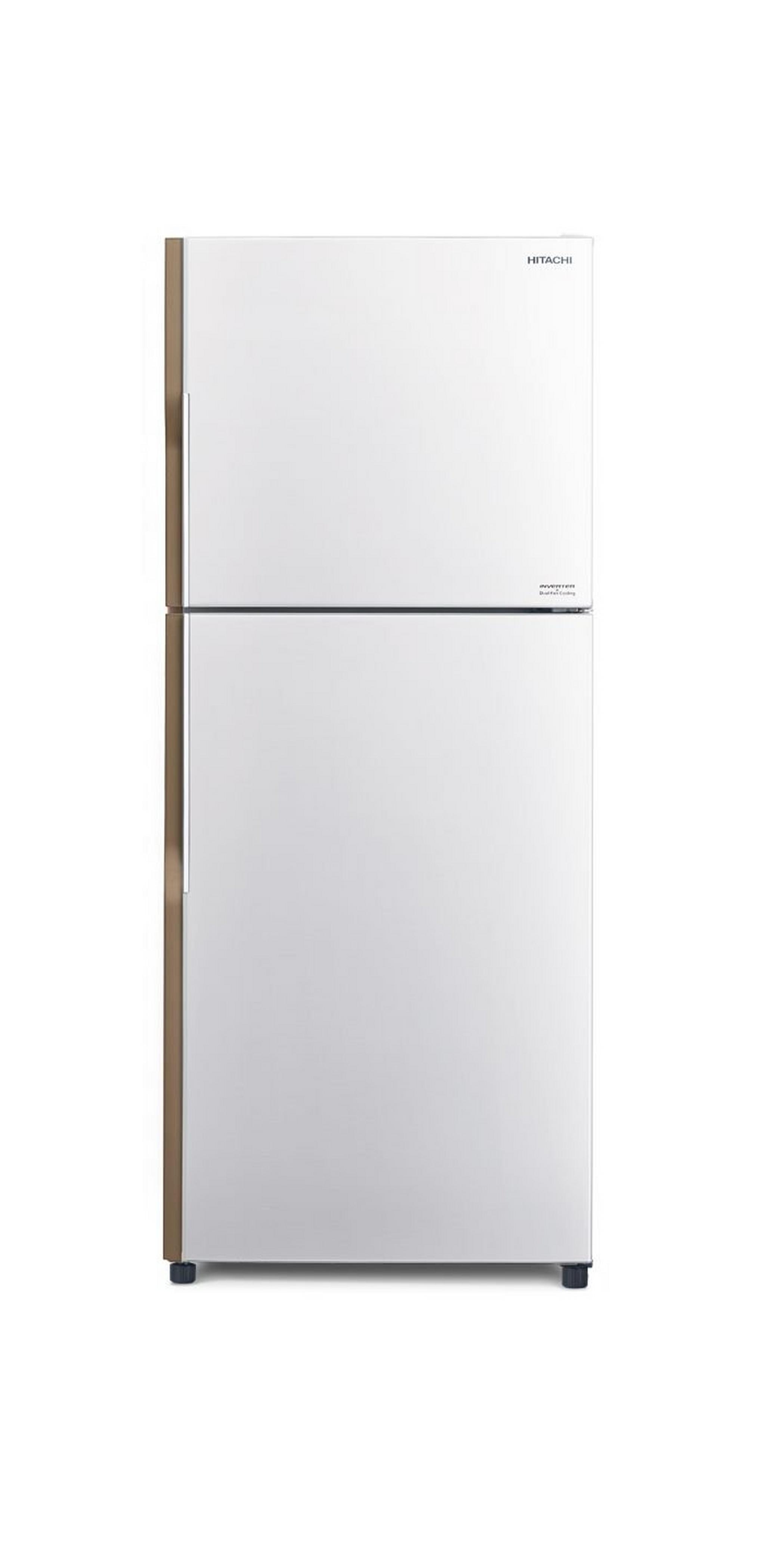 Hitachi 11.84 CFT Top Mount Refrigerator (R-V400PS8K) - White